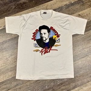 Vintage John Berry's Pack Shut Size XL Fruit of the Loom White 90's Country Band